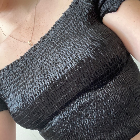 Garage black crop top - Picture 3 of 4